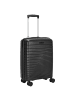 D&N Travel Line 4600 - 4-Rollen-Kabinentrolley S 55 cm (black) in schwarz