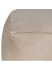 Beliani Pouf DAREYN in Beige - (W) 50 x (H) 30 x (L) 50 cm