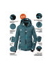 Killtec Ski-Steppjacke mit Kapuze in Grün2040