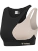 Hummel Hummel Bh Hmlmt Yoga Damen in BLACK/CHATEAU GREY