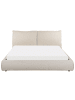 Beliani Doppelbett VINAY in Beige - (W) 176 x (H) 90 x (L) 233 cm
