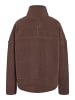 Noisy may Übergangsjacke mit Fleece-Struktur und Kragen in Braun-2