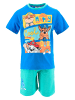 Paw Patrol 2tlg. Outfit: Sommer-Set T-Shirt und Shorts Marshall, Chase und Rubble in Blau