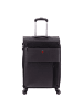 Gladiator 3700 4 Rollen Trolley 66 cm mit Dehnfalte black