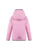 Schmuddelwedda Mädchen Strickfleecejacke in Bonbonpink Melange-280