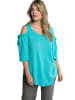 Ulla Popken Shirt in tiefes aqua