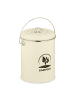relaxdays Komposteimer in Creme - 5,5 Liter