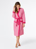WITT WEIDEN Bademantel in weiß-fuchsia-meliert