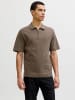 Jack & Jones Gestricktes Polo in Morel