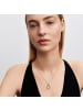 Pandora Damen-Collier mit Steinen Besetzt Goldfarben