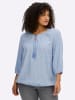 sheego Tunika in bleu-ecru-bedruckt
