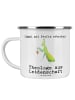 Mr. & Mrs. Panda Camping Emaille Tasse Theologe Leidenschaft mit... in Weiß