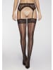 PETITE FLEUR GOLD Ouvert Strumpfhose in schwarz