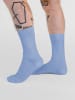 Erlich Textil  Socke 3er Pack Casual Cotton Gerippte Socken im 3er Pack in himmelblau