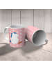 Mr. & Mrs. Panda Kindertasse Einhorn Teddy ohne Spruch in Rot Pastell