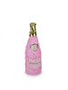 relaxdays 3-tlg. Pinata Set "Sektflasche" in Rosa/ Gold