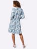 WITT WEIDEN Druckkleid in ecru-jeansblau-bedruckt