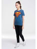 Logoshirt T-Shirt DC Comics – Superman in azurblau