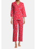 hajo Schlafanzug Premium Cotton in Rot