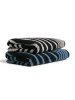 Möve Duschtuch Illusions in steelblue/black
