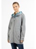 Schmuddelwedda Damen Funktionsjacke in Grau Melange Dunkelaqua