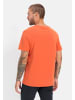Camel Active Kurzarm Shirt aus Organic Cotton in Rostorange