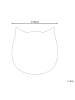 Beliani Kinderteppich KITTY in Weiß - (W) 100 x (H) 1 x (L) 100 cm