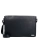 Greenland Nature Black Nappa Messenger Leder 38 cm in black