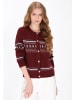 DreiMaster Women Cardigan in burgundy