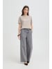 b. young Kurzarm-Bluse BYSOLKO Relaxed fit in Gray Flannel