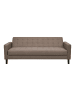 ebuy24 Schlafsofa Elva Braun 204 x 85 cm