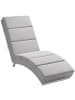 HOMCOM Relaxliege-160,5L x 60,5B x 93H cm-Hellgrau