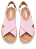 Camper Riemchensandalen " Oruga " in Rosa