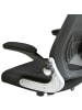 Angel Cerdá Büro-Drehstuhl 4140 in Schwarz / Stahl – (B)66 x (H)62 x (T)117 cm