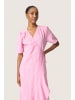 Soaked in Luxury Kleid SLAnvitte Feminine Form in Rosebloom with White Stripe