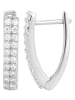 Adeliás Damen 925 Silber Ohrringe Creolen in silber