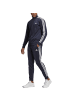adidas Trainingsanzug 3 Streifen Design in Blau