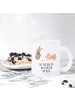 Mr. & Mrs. Panda Kaffeebecher Hasen Muschel mit Spruch in Transparent