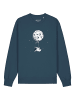wat? Apparel Sweatshirt Funny Spaceman in Petrol