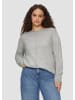 QS Strickpullover in 9400_grau meliert