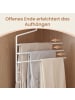 SONGMICS 4er-Set: Kleiderbügel Patiya in Weiß - (B)0.5 x (H)35 x (T)32 cm