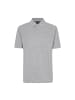 IDENTITY Polo Shirt klassisch in Grau meliert