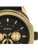 Oozoo Analog-Armbanduhr Oozoo Timepieces schwarz extra groß (ca. 48mm)