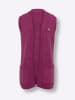 Sieh an! Strickweste in erika