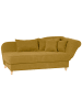 58 aufm Kessel RECAMIERE mit Armteil rechts klappbar Katia Veloursstoff Buche/mais
