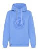 Delmao Kapuzensweatshirt in azurblau