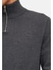 Jack & Jones Troyer Emil Knit in Dark grey melange