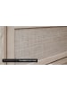 Furn.Design TV-Lowboard Eiche Sonoma, Bast-Dekor 150 cm, TV-Unterteil skandinavisch