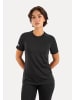 SMILODOX T-Shirt Basic Selia in Schwarz