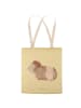 Mr. & Mrs. Panda Shopper-Tasche Meerschweinchen Weisheit ohne Sp... in Gelb Pastell